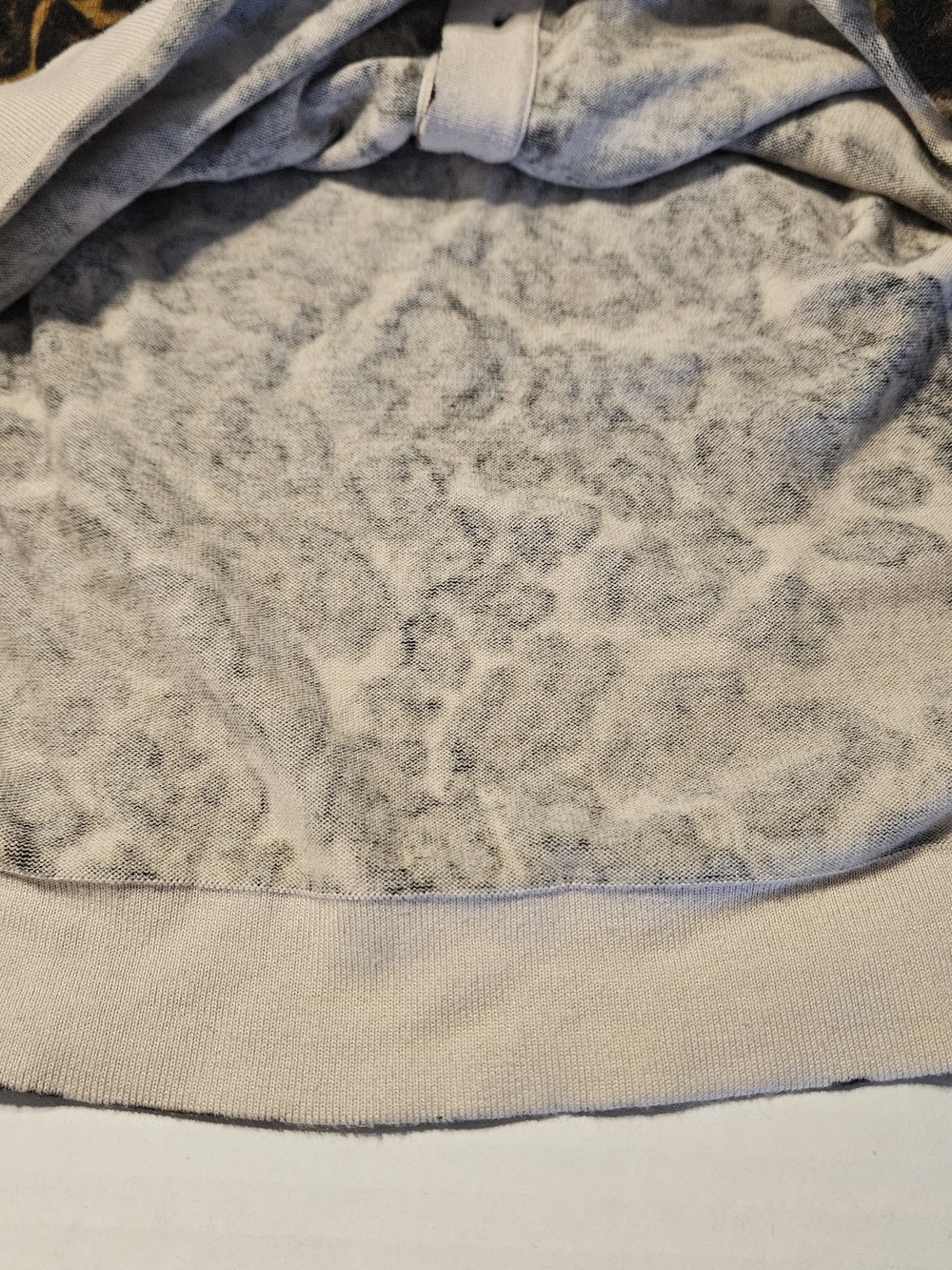 August silk Leopard Print Cardigan in Brown, Black & Cream - Picture 11 of 11